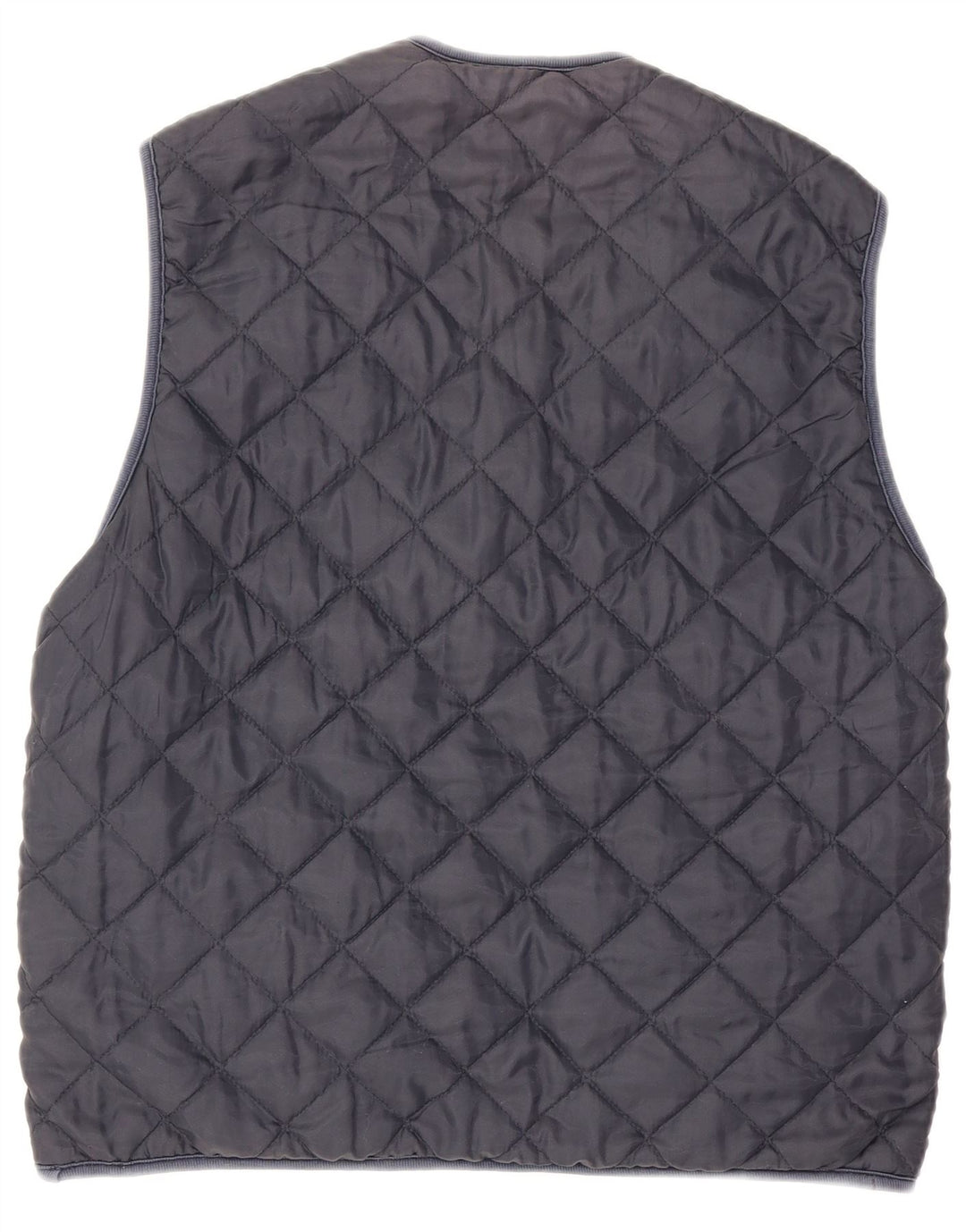 Gilet reversibile da uomo vintage UK 38 rosso medio geometrico