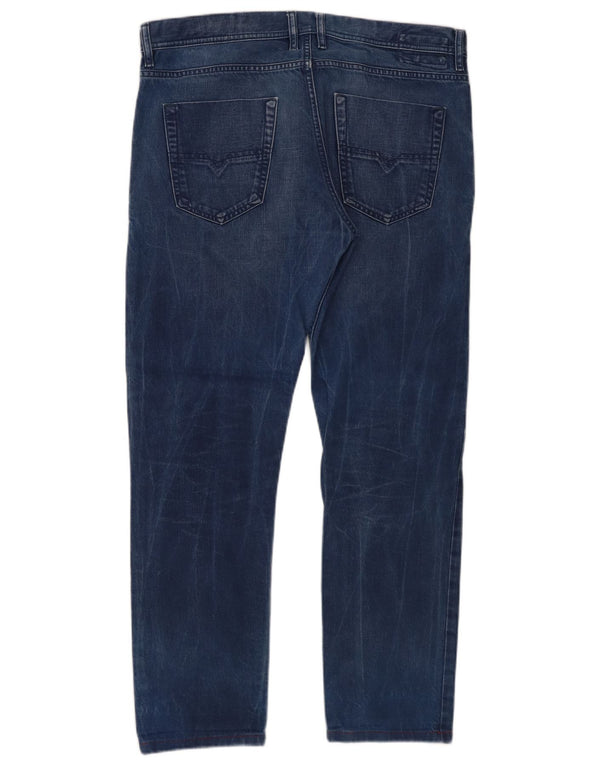 Jeans slim da uomo Diesel Kakee Carrot W34 L29 cotone blu