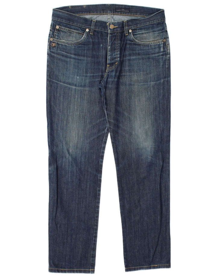 Jeans dritti da uomo Daniele Alessandrini W36 L31 cotone blu