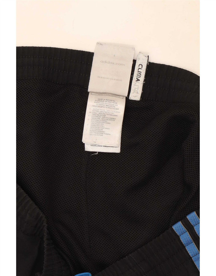 Pantaloni da tuta Adidas Climalite da uomo, pantaloni da jogging, grandi, in poliestere nero