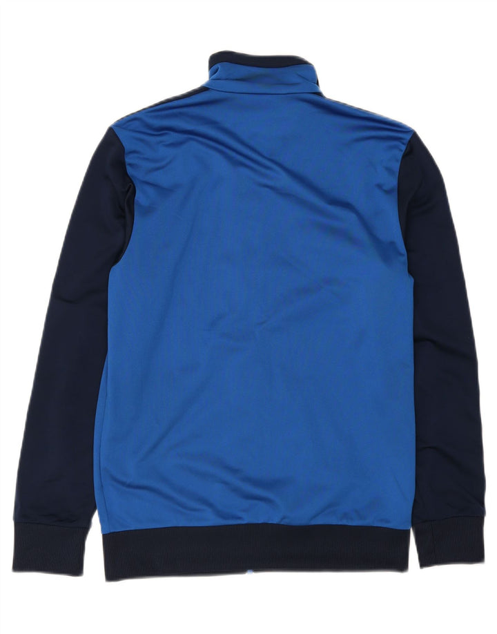ADIDAS Mens Tracksuit Top Jacket Medium Blue Colourblock Polyester Vintage Adidas and Second-Hand Adidas from Messina Hembry 