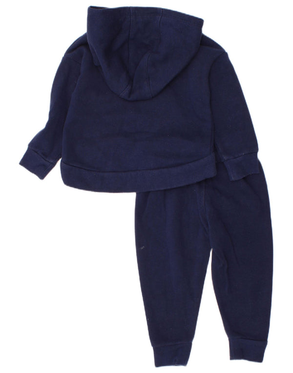 Tuta intera Nike da bambina con grafica con cappuccio 9-12 mesi in cotone blu navy