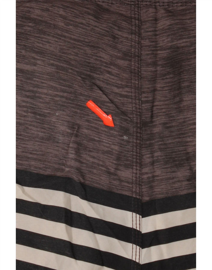 Pantaloncini da bagno da uomo Rip Curl Mirage Poliestere a righe grigio medio