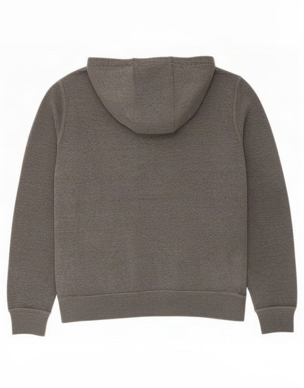 Felpa con cappuccio da uomo DC Small in cotone grigio screziato