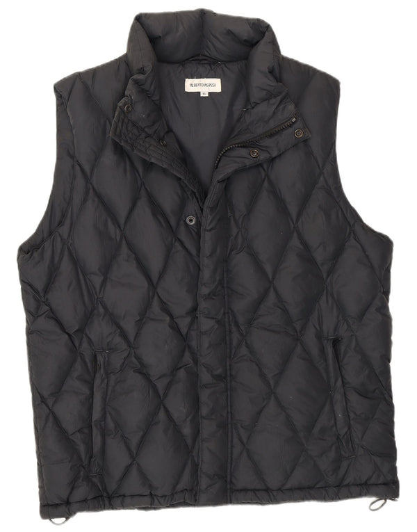 Gilet imbottito da uomo Alberto Aspesi UK 42 XL Blu Navy