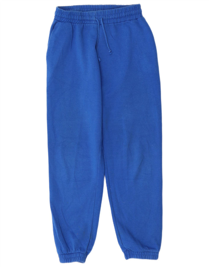 Pantaloni da tuta da donna Zara Joggers UK 14 Large Blu Poliestere