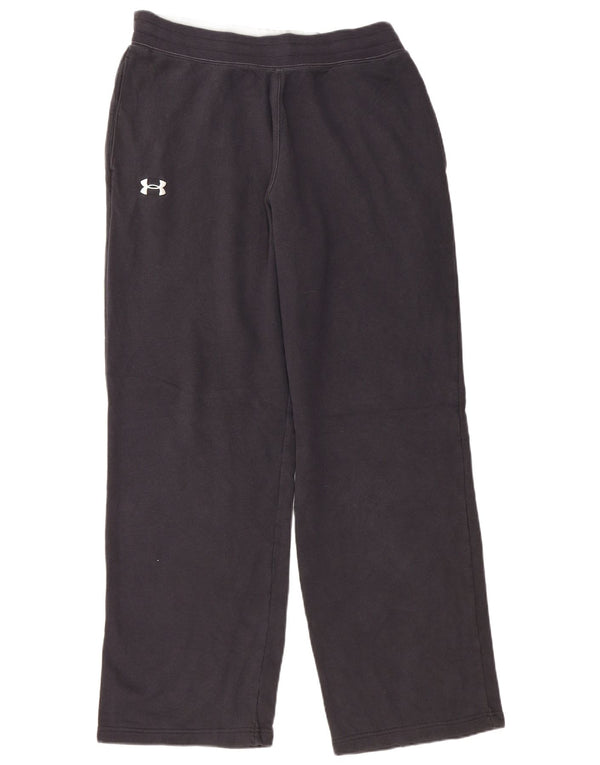 Pantaloni da tuta con grafica da uomo UNDER ARMOUR Large in cotone blu navy