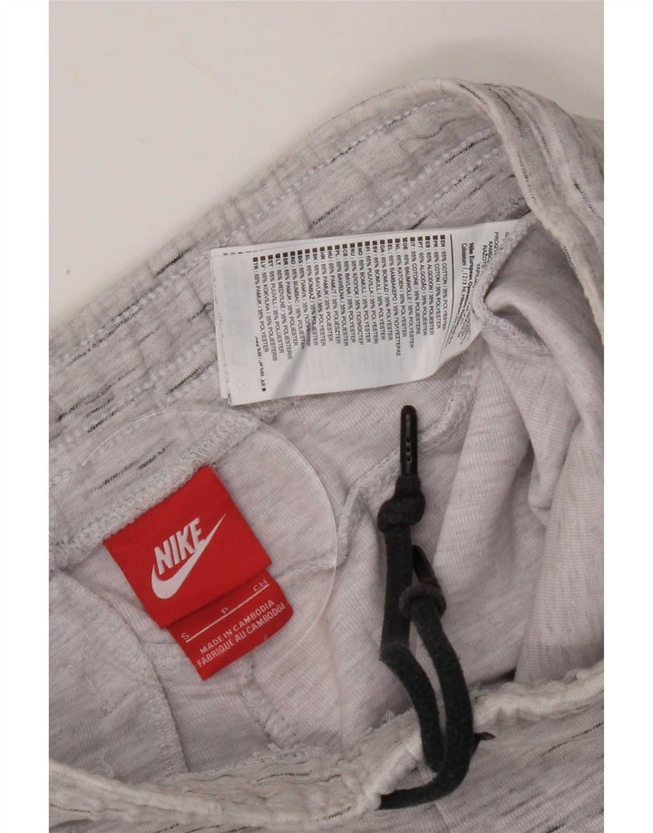 Pantaloncini sportivi Nike da uomo piccoli in cotone chiazzato grigio