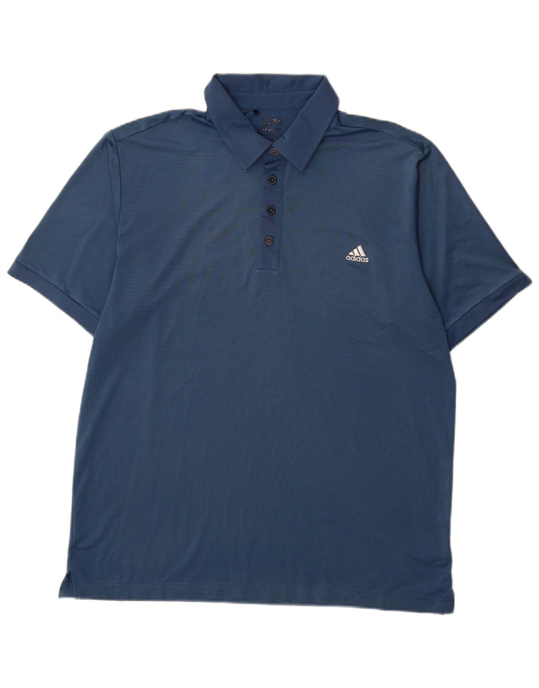 Polo Adidas Climalite da uomo XL blu in poliestere