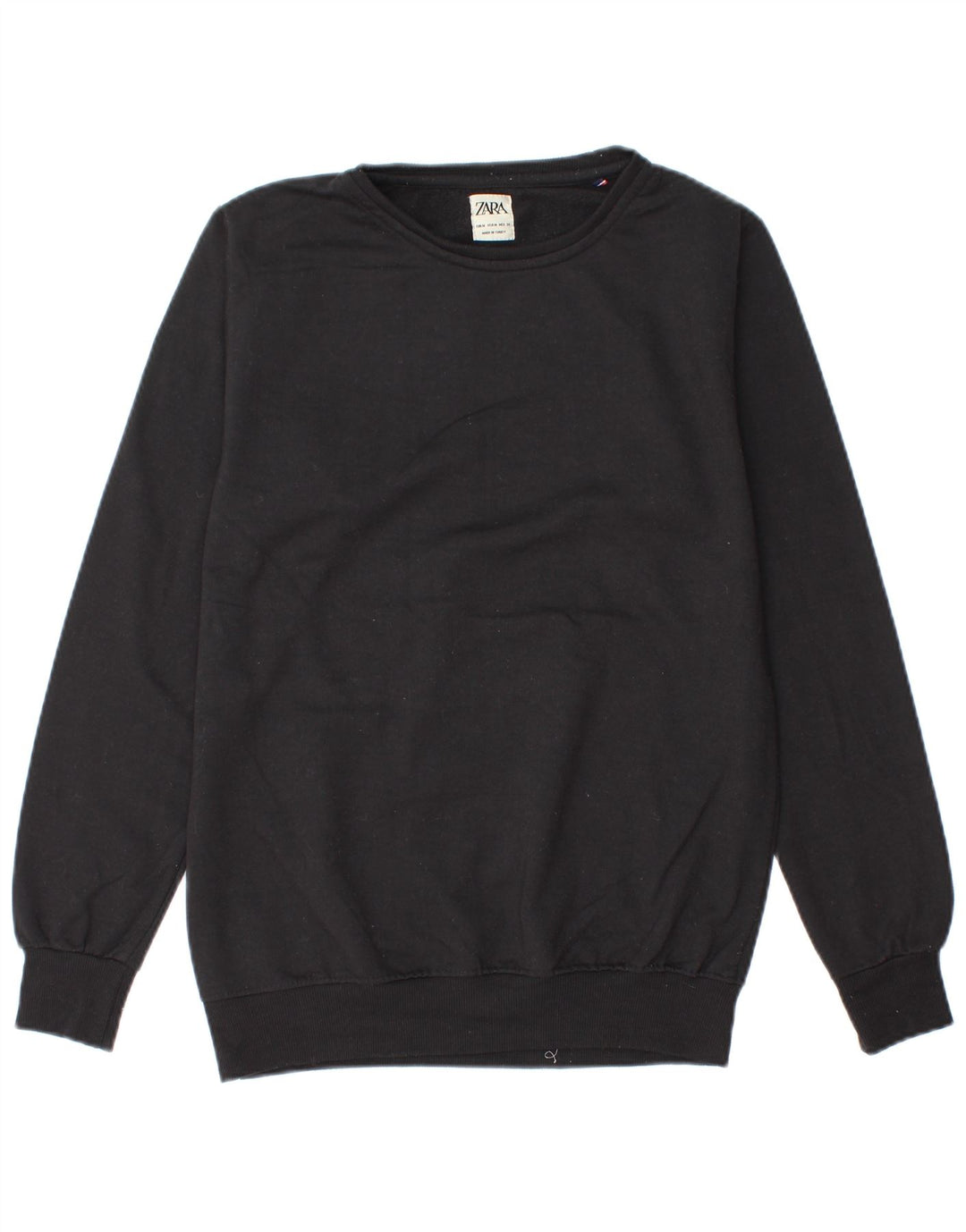 Felpa Zara Da Uomo Maglione Media Nera