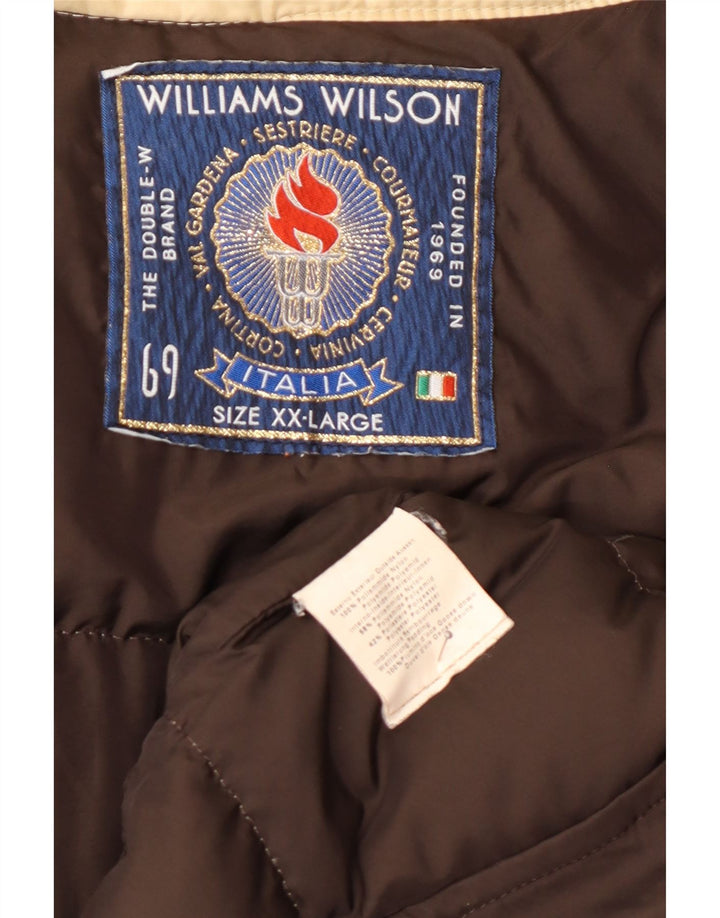 Giacca imbottita da uomo Williams Wilson UK 44 2XL Poliammide beige