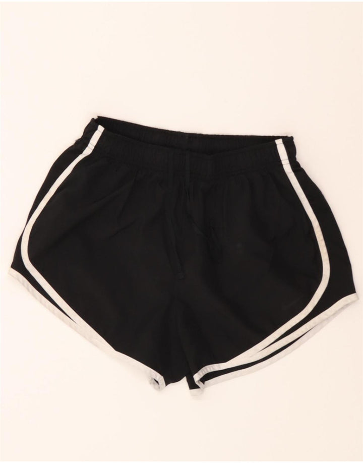 NIKE Womens Dri Fit Sport Shorts UK 12 Medium  Black Polyester Vintage Nike and Second-Hand Nike from Messina Hembry 
