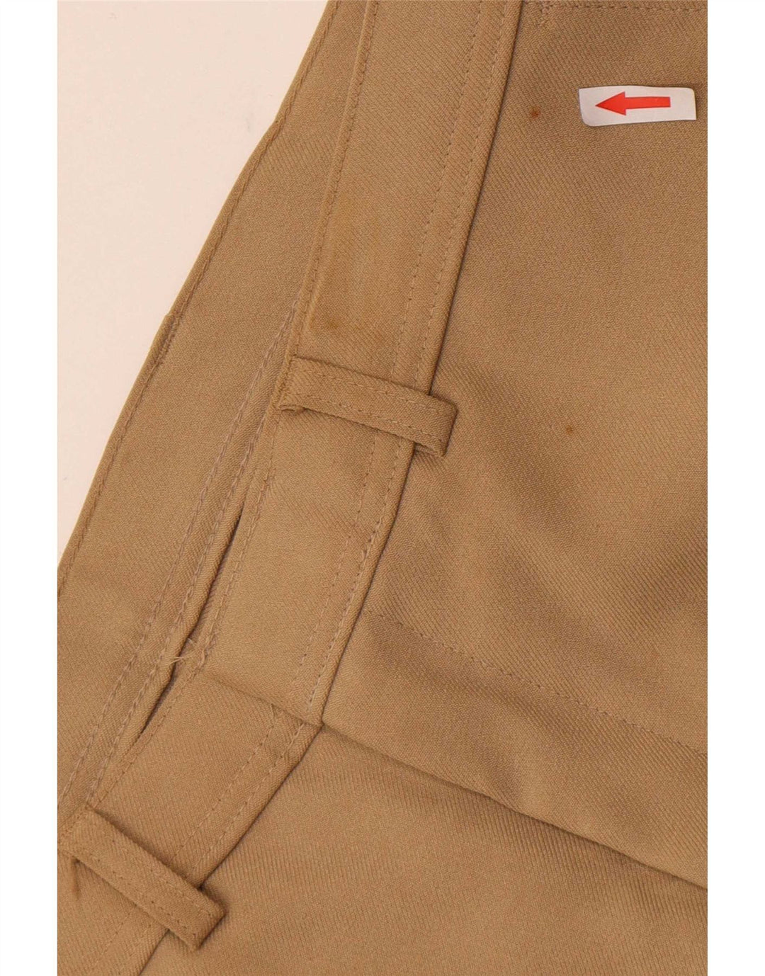 Pantaloni da abito dritti da uomo Levi's W36 L32 Poliestere beige