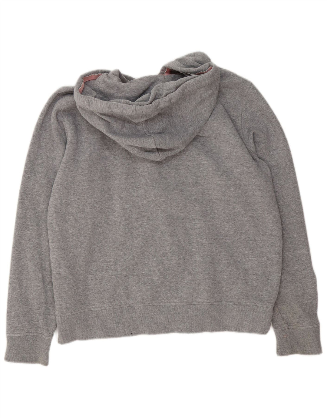 Maglione con cappuccio e zip oversize con grafica da donna Jack Wills UK 16 grande grigio