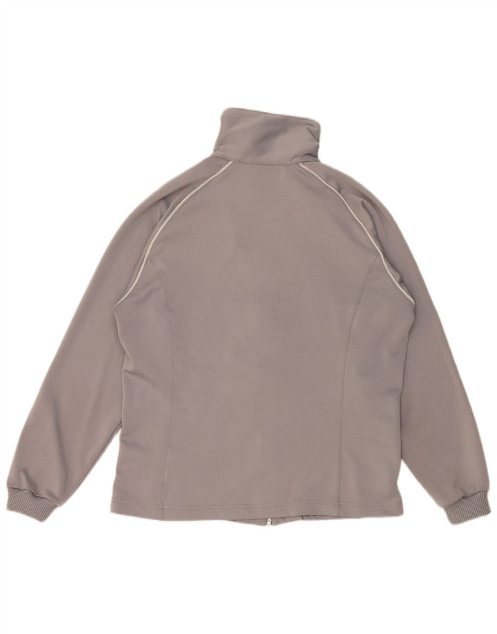 Giacca da tuta da donna Adidas UK 14 Grigio medio