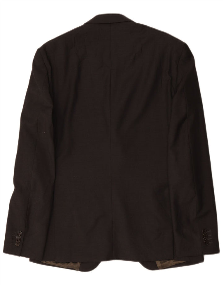 Giacca blazer da uomo a 2 bottoni Calvin Klein IT 50 Large in lana grigia