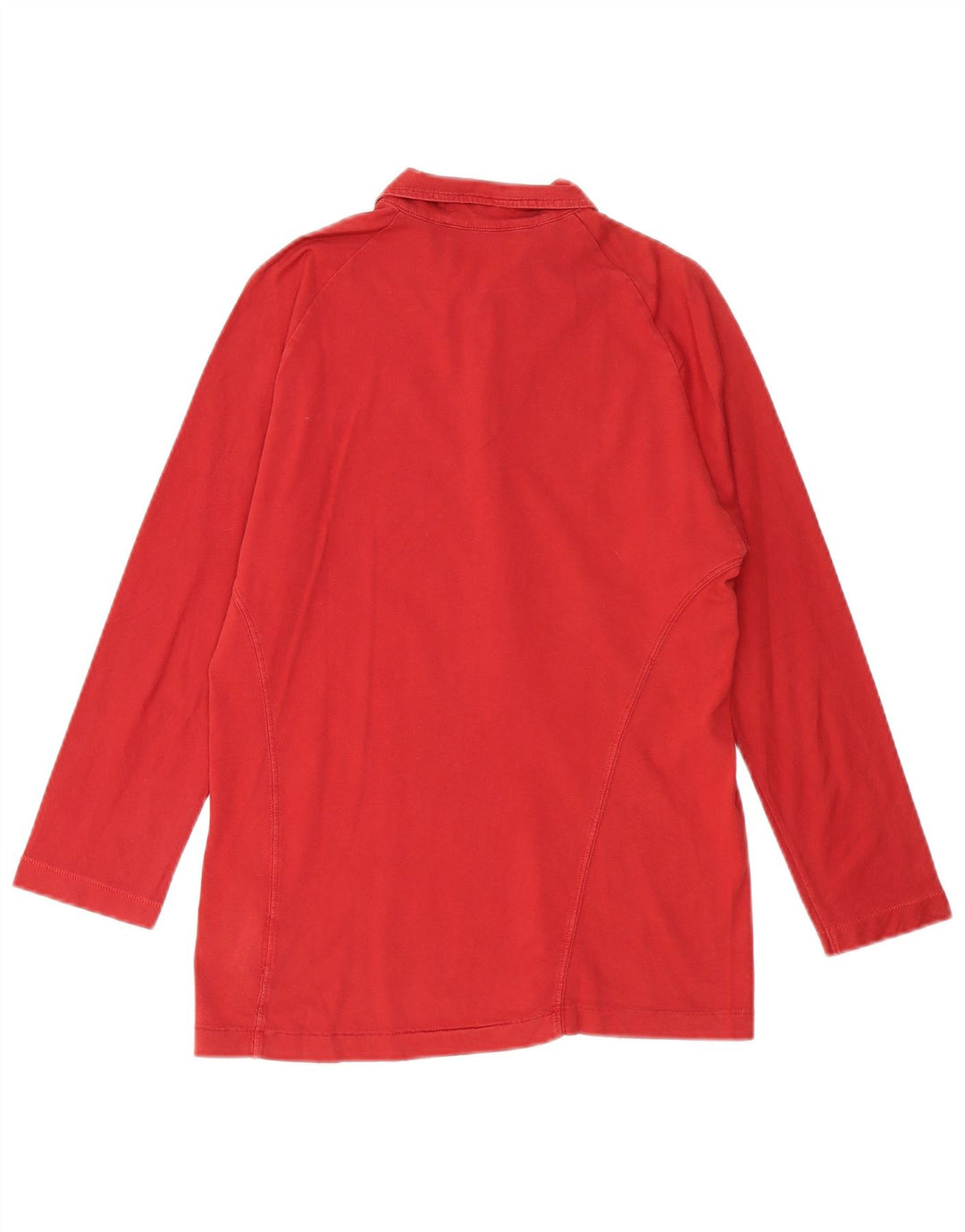 DSQUARED2 Polo da donna a maniche lunghe con grafica UK 12 Cotone rosso medio