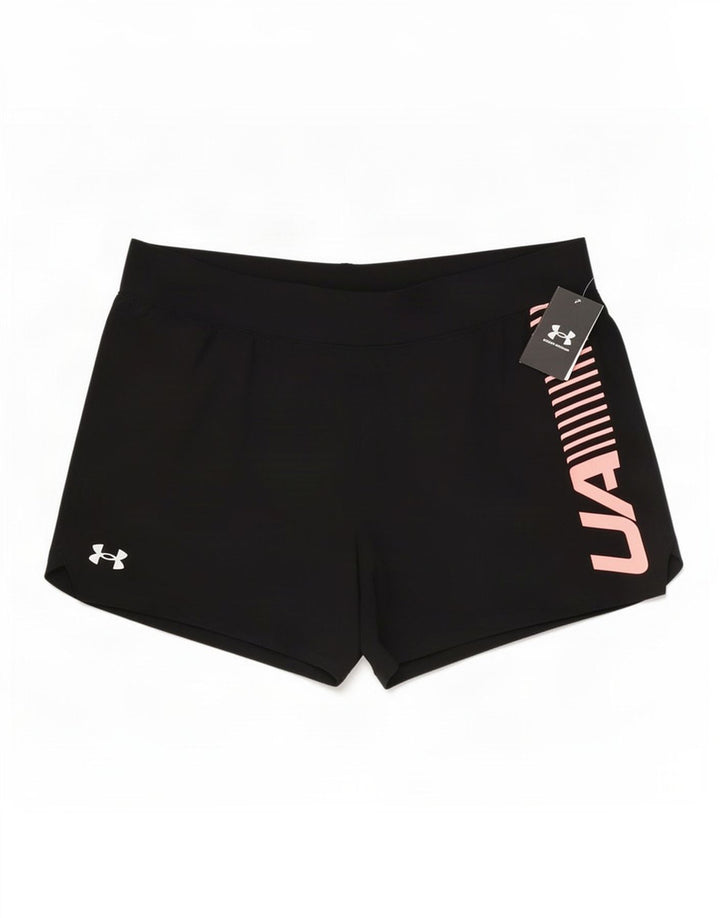 Pantaloncini sportivi grafici da uomo Under Armour XL poliestere nero