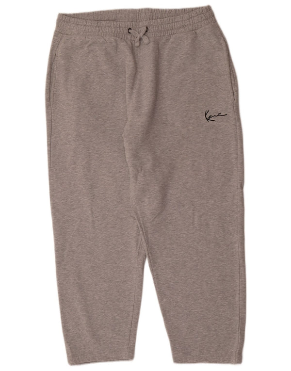 Pantaloni da tuta da uomo Karl Kani XL in cotone chiazzato grigio