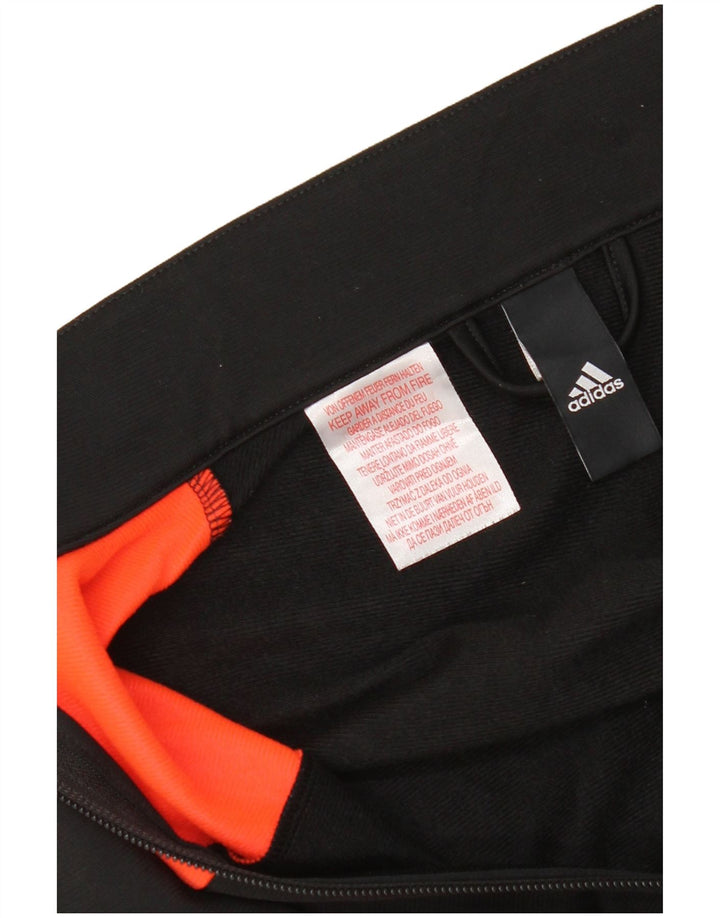 Giacca da tuta da ragazzo Adidas 9-10 anni Colorblock nera