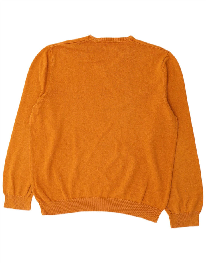 Maglione da uomo con scollo a V Marks & Spencer 2XL cotone marrone