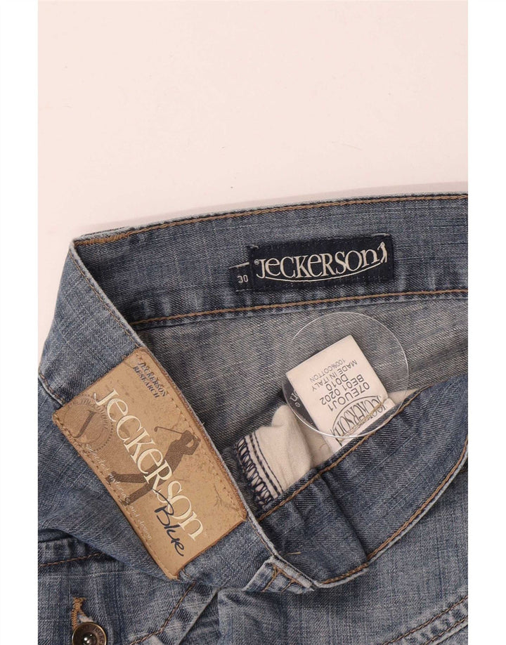 Pantaloncini di jeans da uomo Jeckerson W30 cotone blu medio