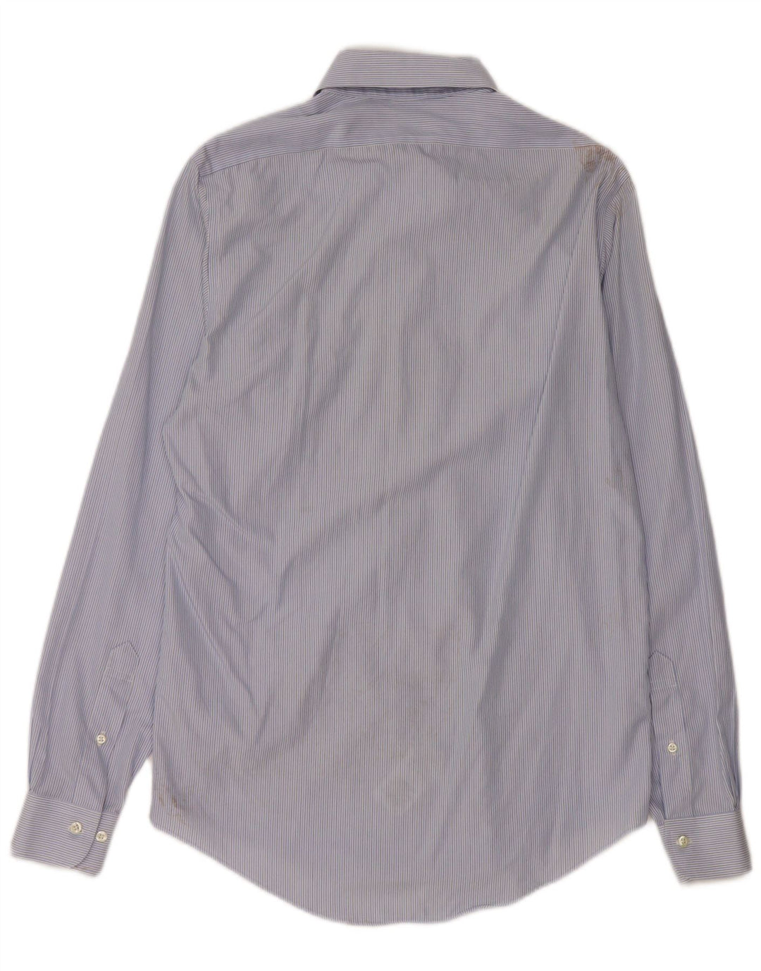 Camicia Brooks Brothers da uomo 346 taglia 15 cotone a righe blu medio