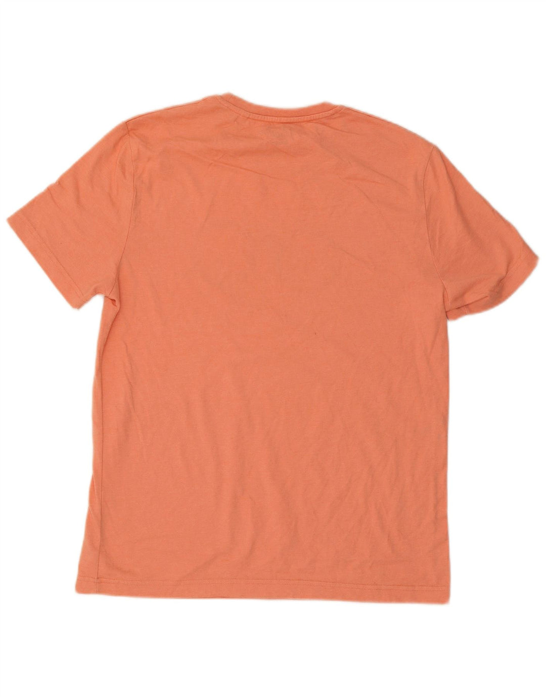 T-shirt grafica da uomo Penguin Top grande in cotone arancione