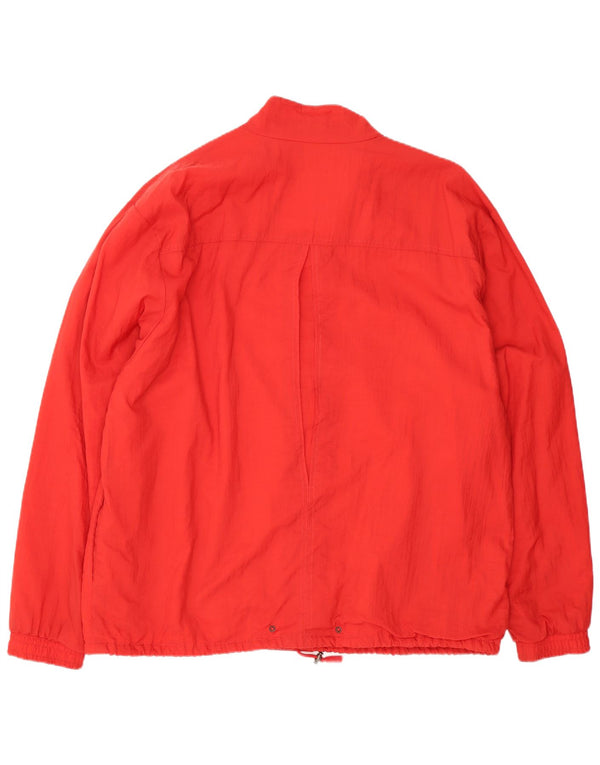 Giacca bomber da uomo vestibilità ampia Sympatex UK 42 XL rosso poliammide