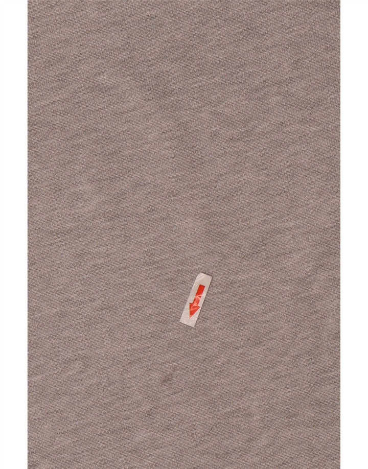 T-shirt da uomo Ralph Lauren Top in cotone chiazzato grigio medio