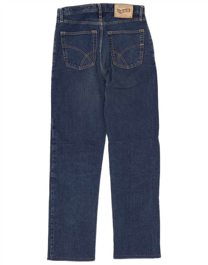Jeans dritti da uomo Gas W29 L29 in cotone blu navy