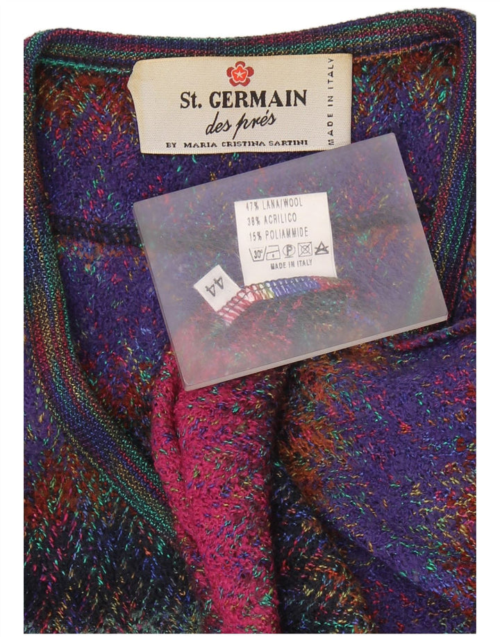 ST. Maglione cardigan lungo da donna GERMAIN IT 44 medio multicolore