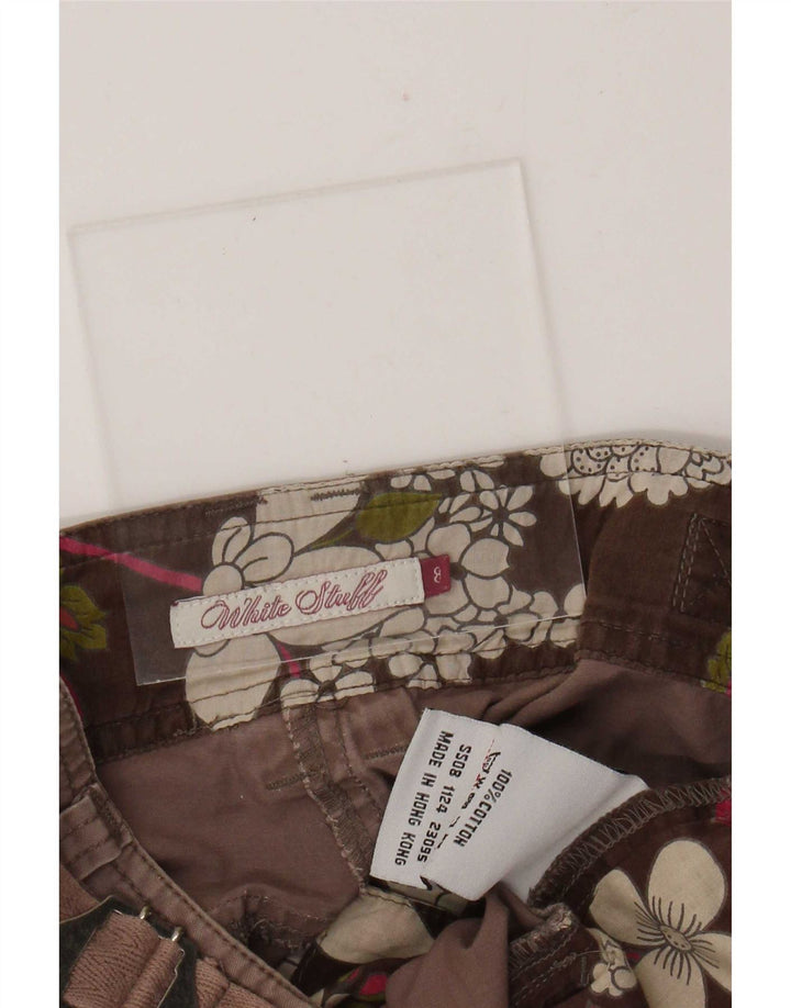 Pantaloncini casual da donna White Stuff UK 8 piccoli W28 marroni