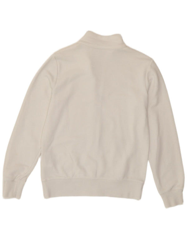 Giacca da tuta da donna Champion UK 10 piccola in cotone bianco