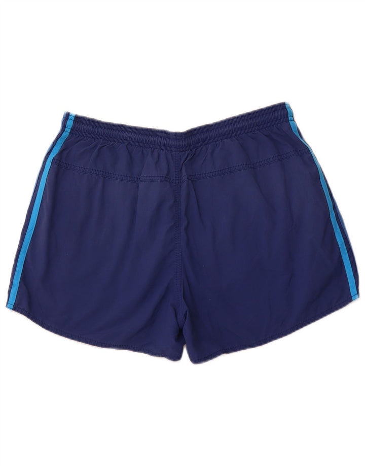 Pantaloncini da bagno da uomo ADIDAS grandi in poliestere blu navy