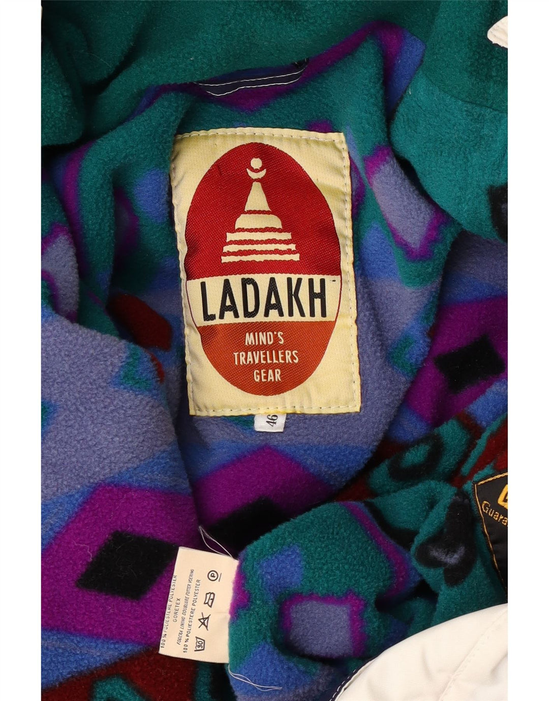Giacca a vento oversize con cappuccio da donna Ladakh EU 46 XL Poliestere bianco