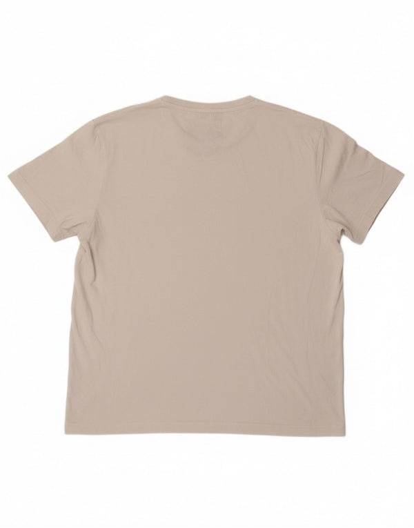 T-shirt da uomo Marlboro Classics Top Large in cotone bianco