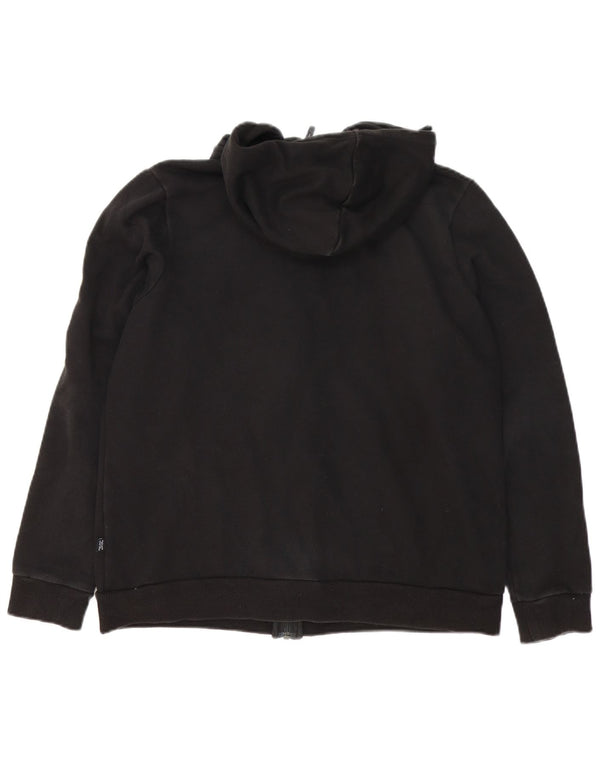 Felpa con cappuccio e zip grafica da donna Puma UK 18 XL cotone nero