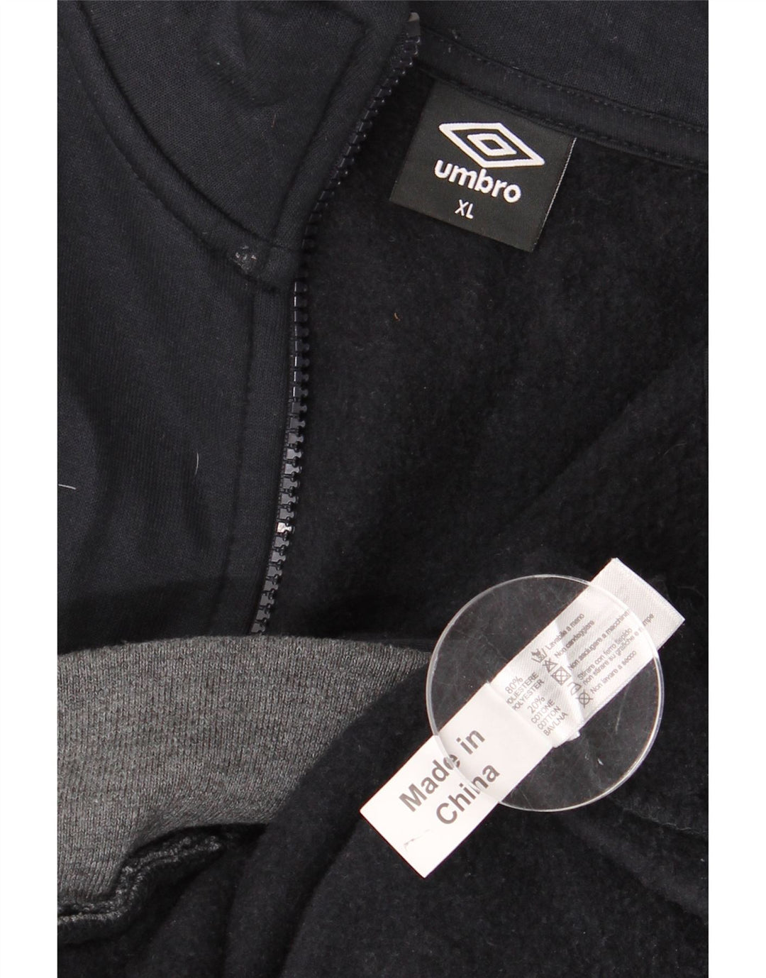 UMBRO Giacca da tuta grafica da uomo XL Poliestere color block blu navy