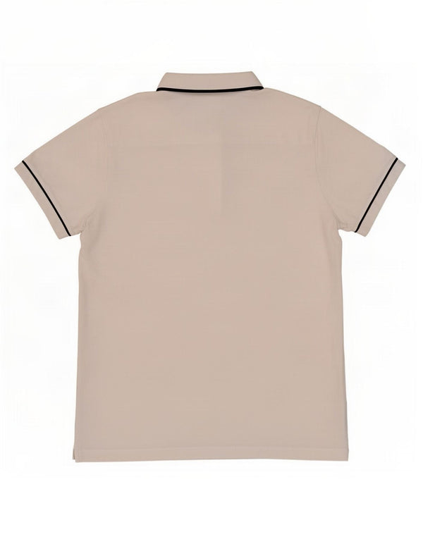 Polo da uomo French Connection grande in cotone bianco