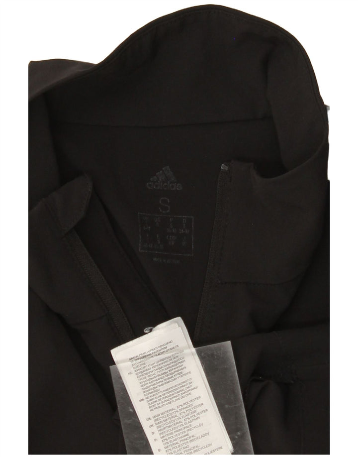 Top da tuta pullover oversize da donna ADIDAS UK 8/10 Small Nero