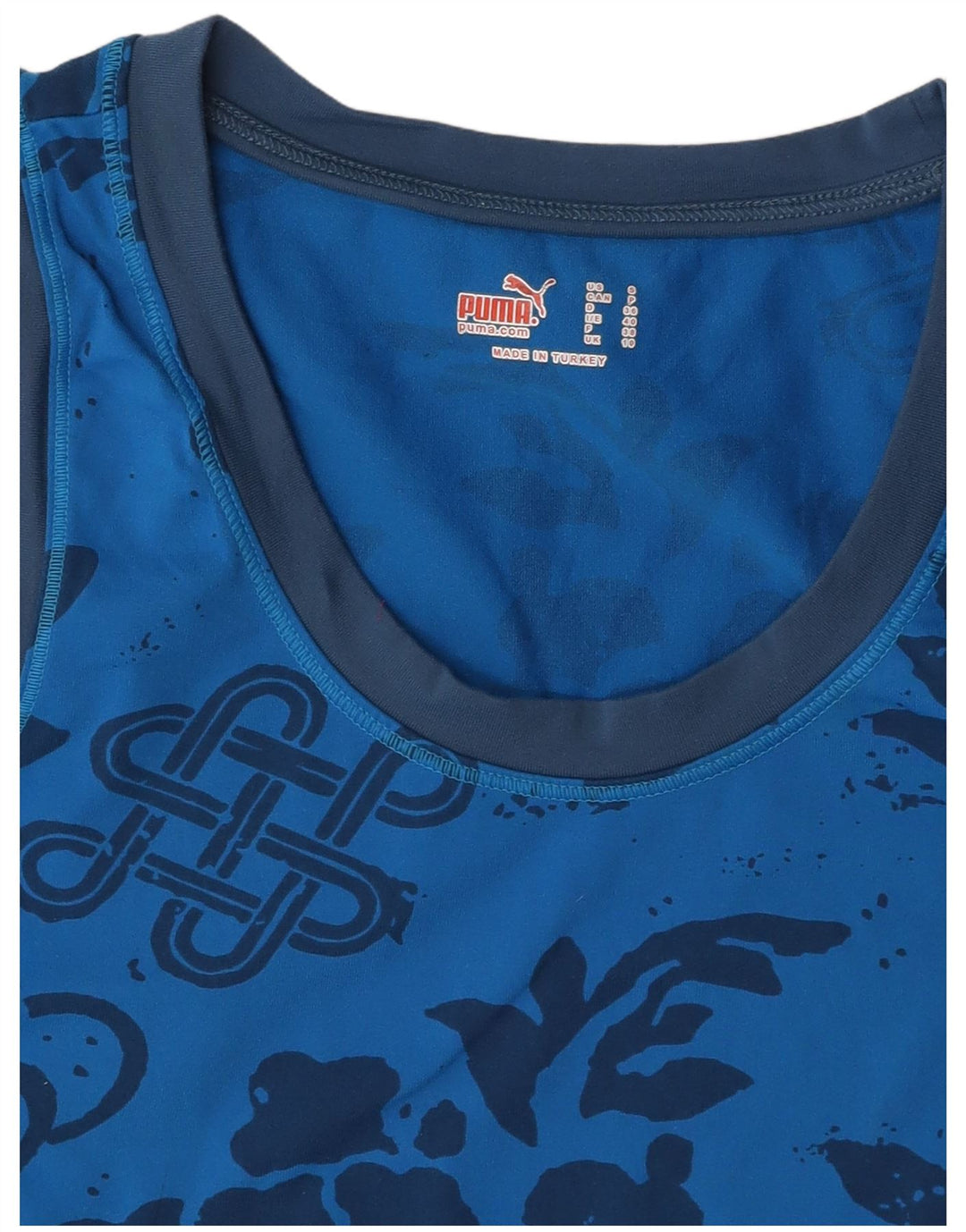 Canotta grafica da donna PUMA UK 10 Small Blue Floral