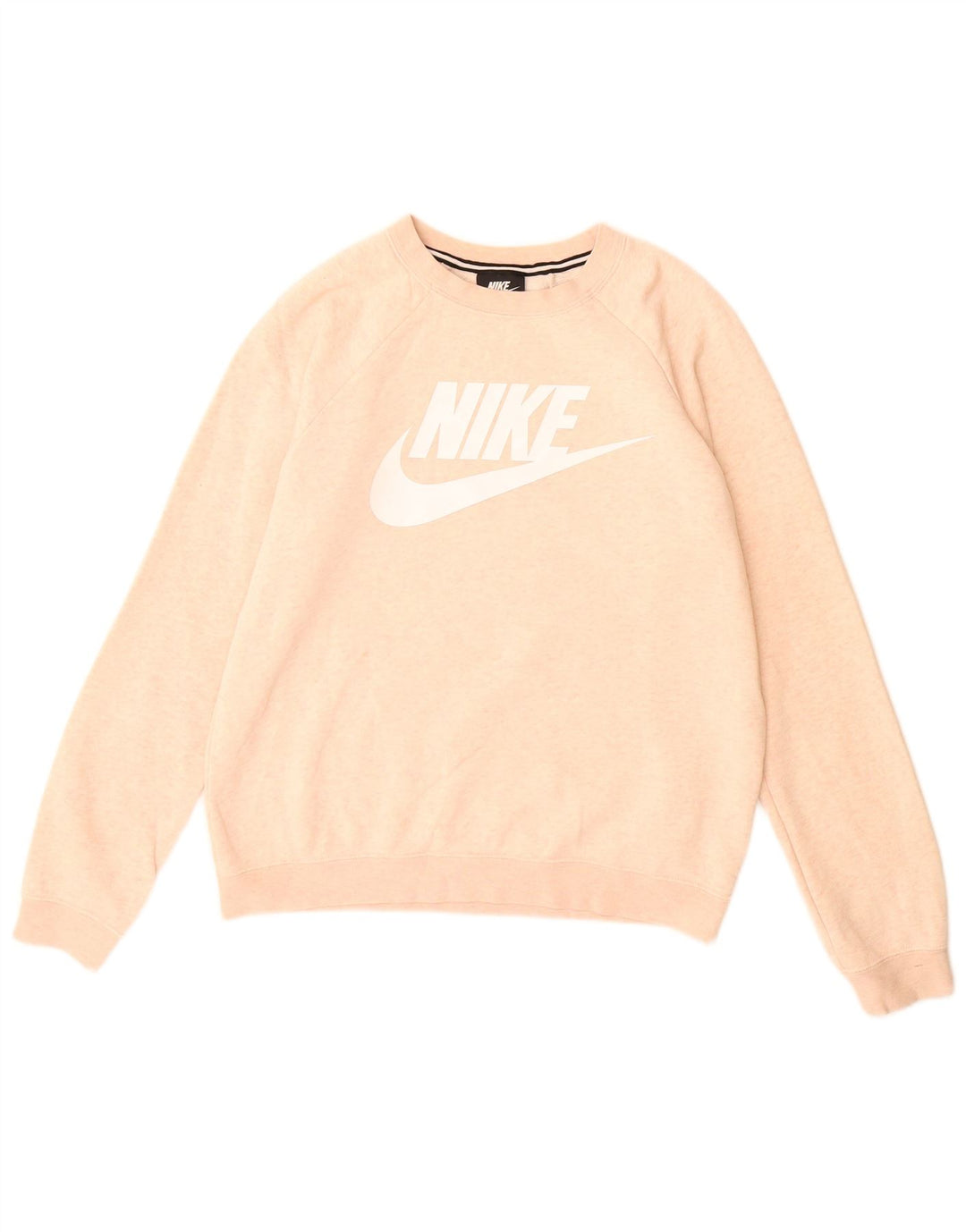 Felpa con grafica Nike da uomo, piccola, in cotone screziato rosa
