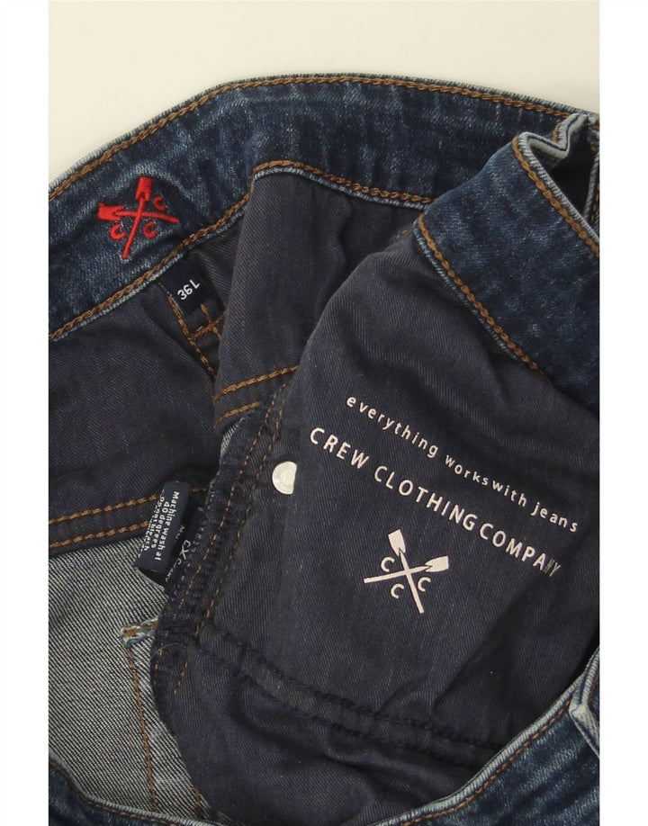 Crew Clothing Jeans dritti da uomo W36 L33 Cotone blu