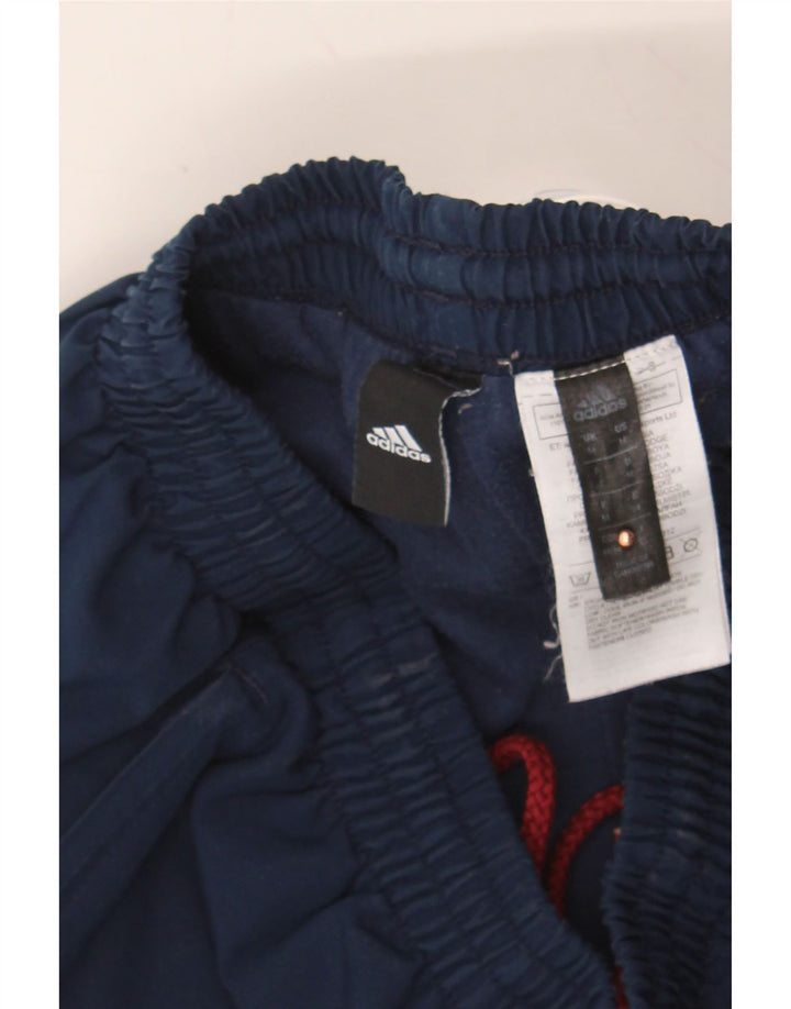 ADIDAS Mens Tracksuit Trousers Joggers Medium  Navy Blue Polyester Vintage Adidas and Second-Hand Adidas from Messina Hembry 