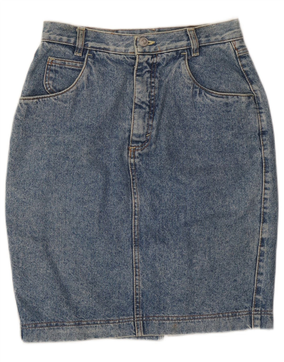 Gonna in denim da donna Fordocks IT 44 media W28 blu