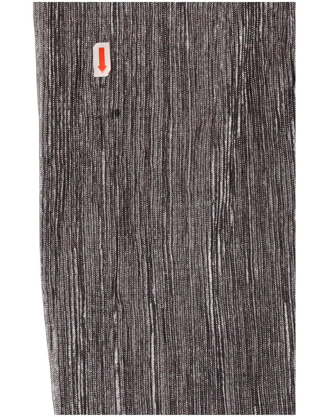 Pantaloni Capri da Donna a Gamba Larga ZARA XS W24 L20 Argento Poliestere