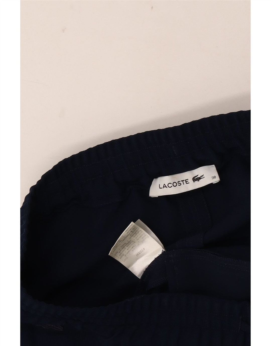 Minigonna da donna Lacoste EU 38 poliestere blu navy medio