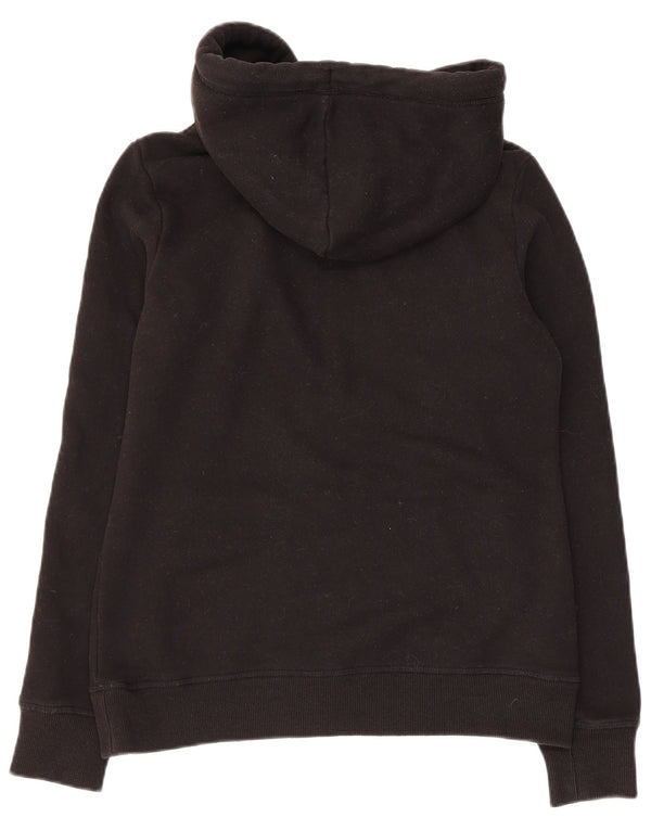 Maglione con cappuccio da donna SUPERDRY UK 8 piccolo cotone nero