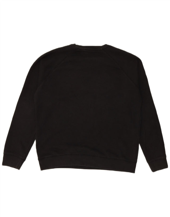 DOCKERS Mens Graphic Sweatshirt Jumper XL Black Cotton